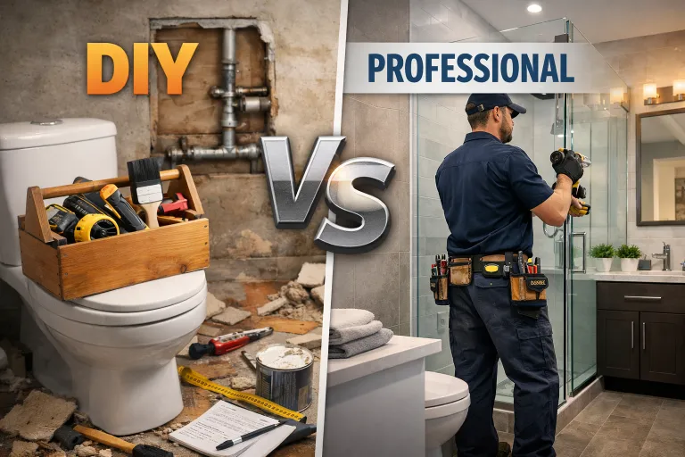 DIY vs Professional Bathroom Remodel Kingsport TN